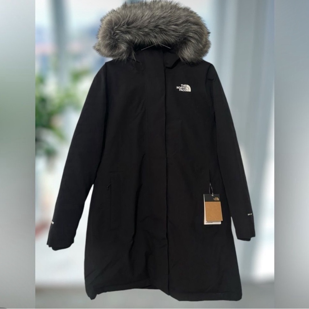 The North Face Black Parka with Fur Hood